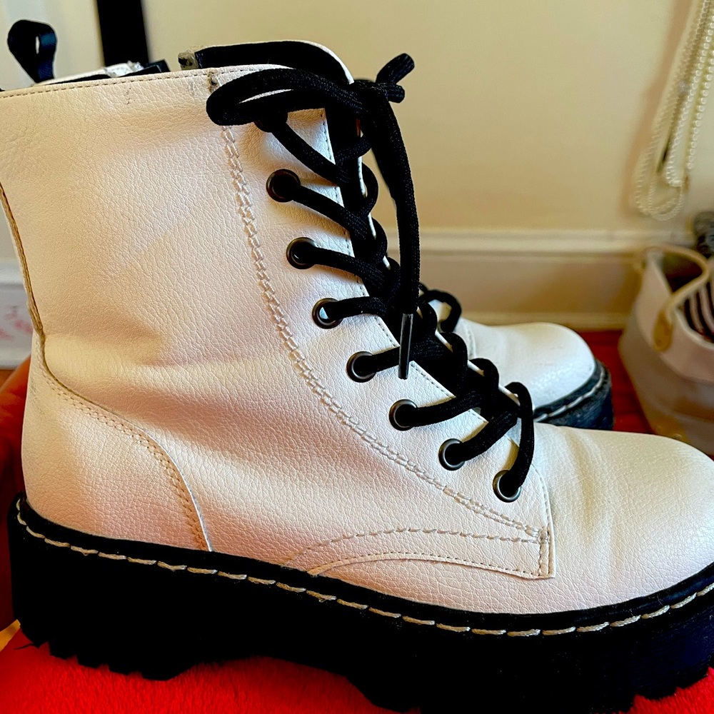 White boots